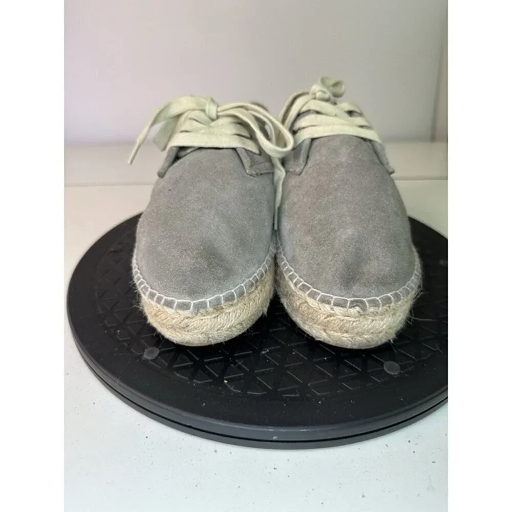 Steven by Steve Madden Tobias Espadrille Sneakers Gray Size 9B